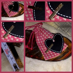 Vintage Swank Hallmarked Gold Detailed 2" Tie Bar/Clip